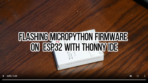 Flashing MicroPython Firmware