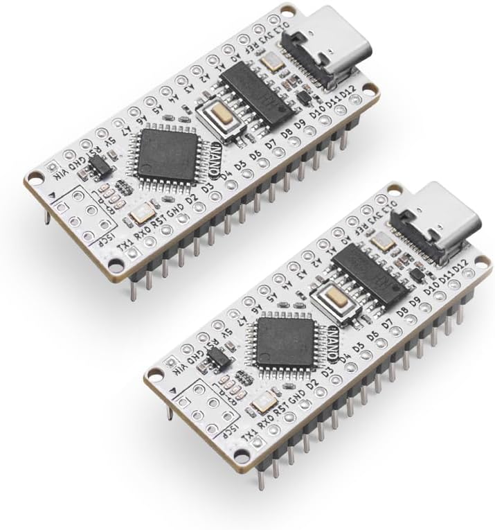 IoTCrazy Nano ATmega328P Board, USB-C (2-Pack)