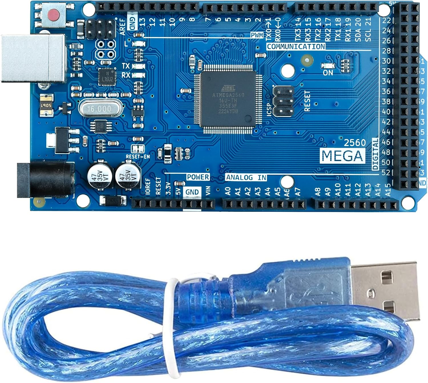 IoTCrazy MEGA 2560 Rev3 Board with USB Cable