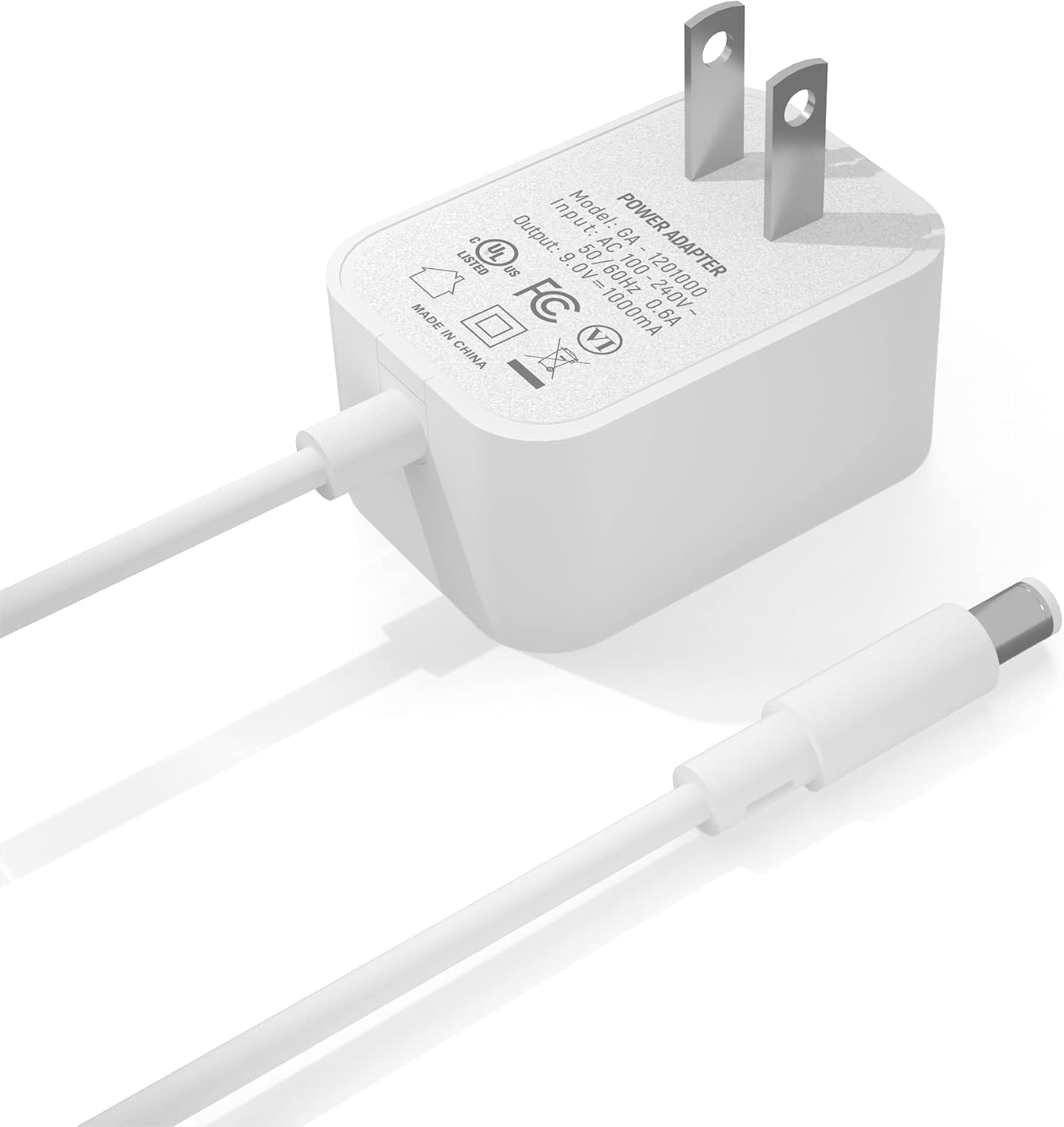 9V 1A Power Adapter for Arduino, 5.5 x 2.1 mm Plug